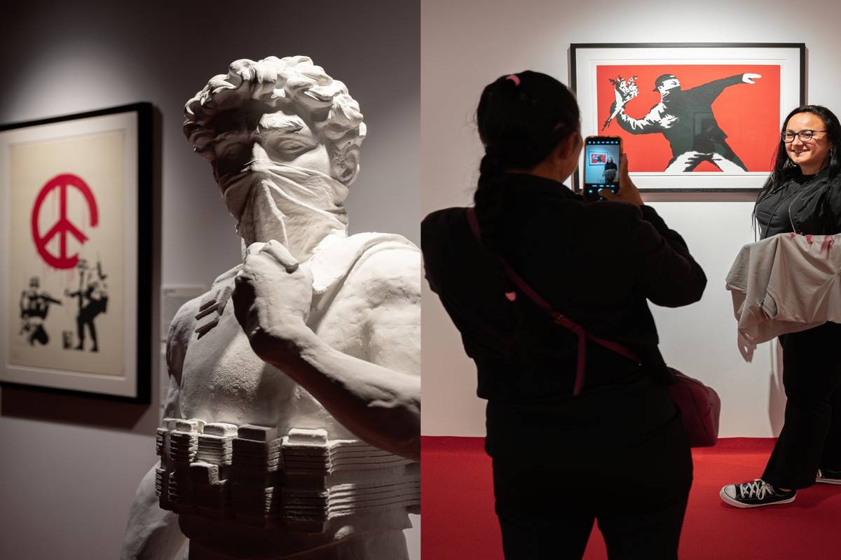 Banksy exhibition top-rated