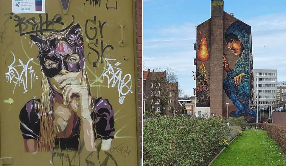 Explore el primer fin de semana de arte callejero de Ámsterdam: Un festival urbano de murales, pintura en vivo, estudios abiertos y mucho más.