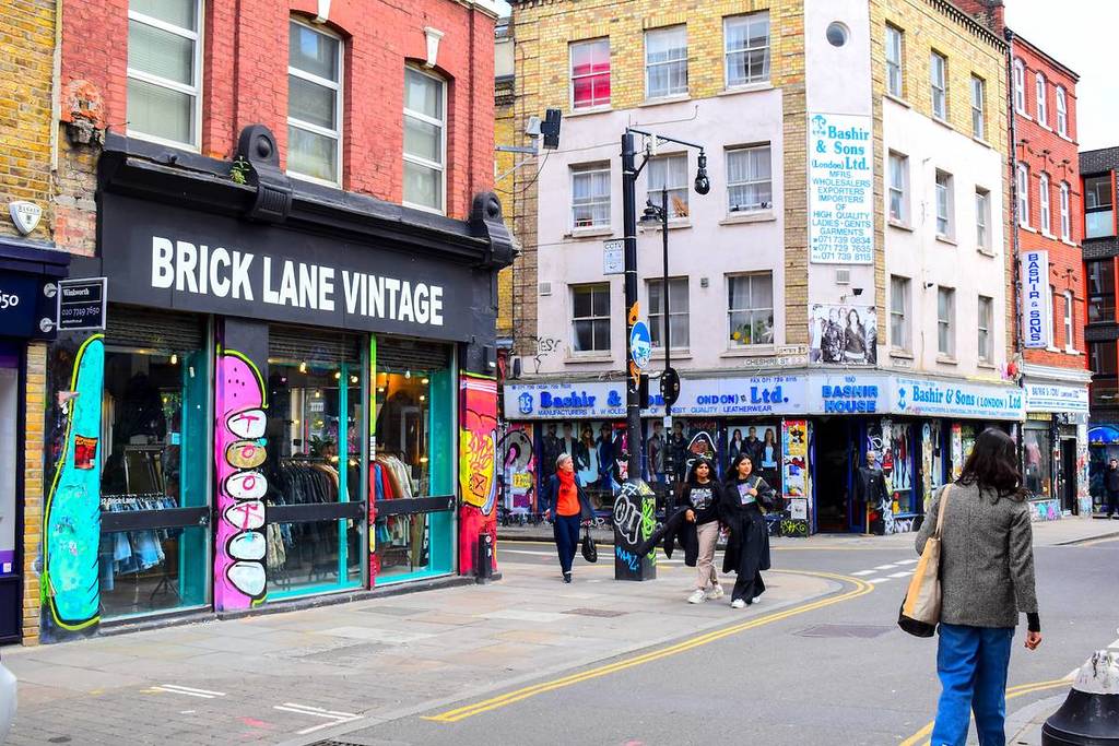 Brick Lane London Eurostar Second Hand Shopping