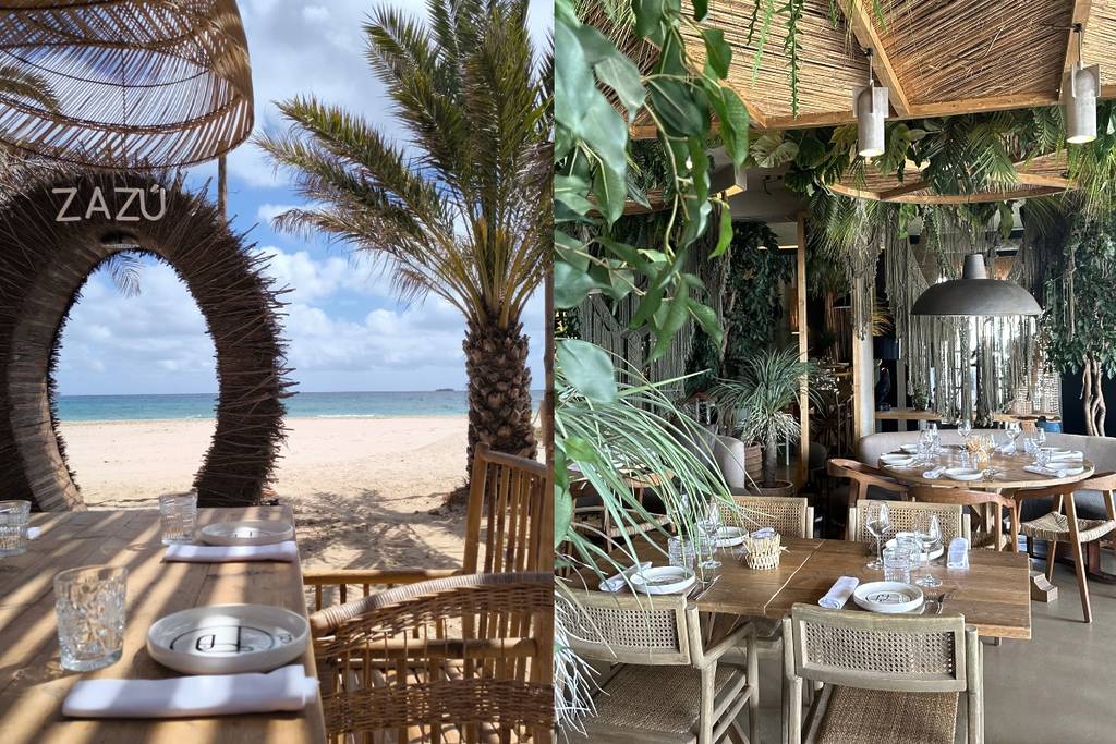 Soirée en plein air au beach club Bershka Zazu