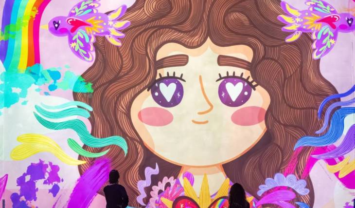 Coldplay in Amsterdam: 150 kunstenaars uit 45 landen transformeren de muziek van de band tot een adembenemende 360°-ervaring