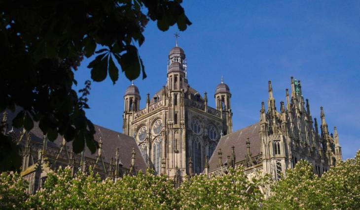 Op 1 uur rijden van Amsterdam staat de grootste kathedraal van Nederland: een 14e-eeuws meesterwerk versierd met 600 stenen beelden en een 20 meter hoog orgel