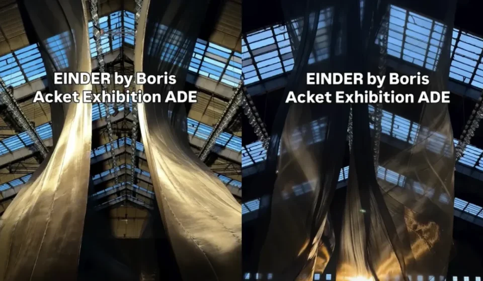 Video: Kunstwerk von Boris Acket beim ADE in der Centrale Markthal
