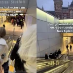 Nachtclub in metrostation Amsterdam Centraal voor ADE
