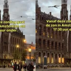 Wintertijd Amsterdam: vroege zonsondergang in de avondspits