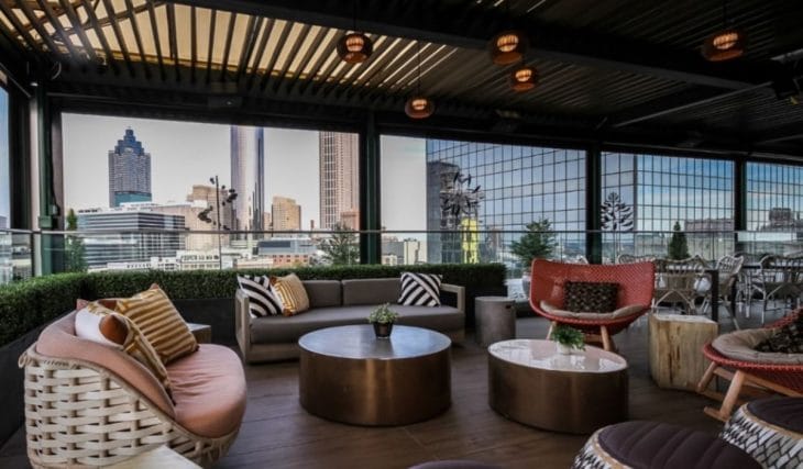 8 increíbles bares y restaurantes en azoteas con las mejores vistas de Atlanta