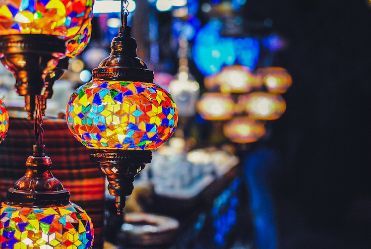 Arabic art lamp