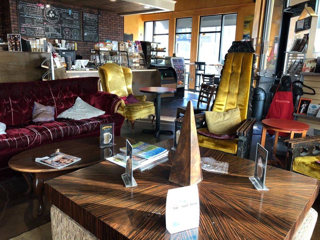 Echa un vistazo al Urban Grind de Atlanta para tomar chocolate caliente o café.