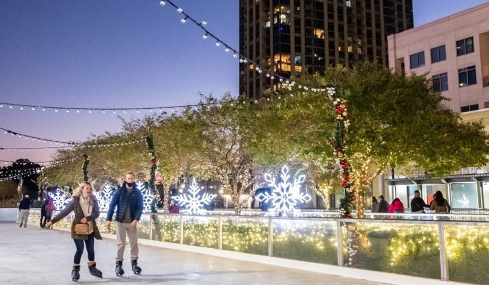 Atlanta’s Largest Outdoor Ice-Skating Rink Is Open For The Holidays