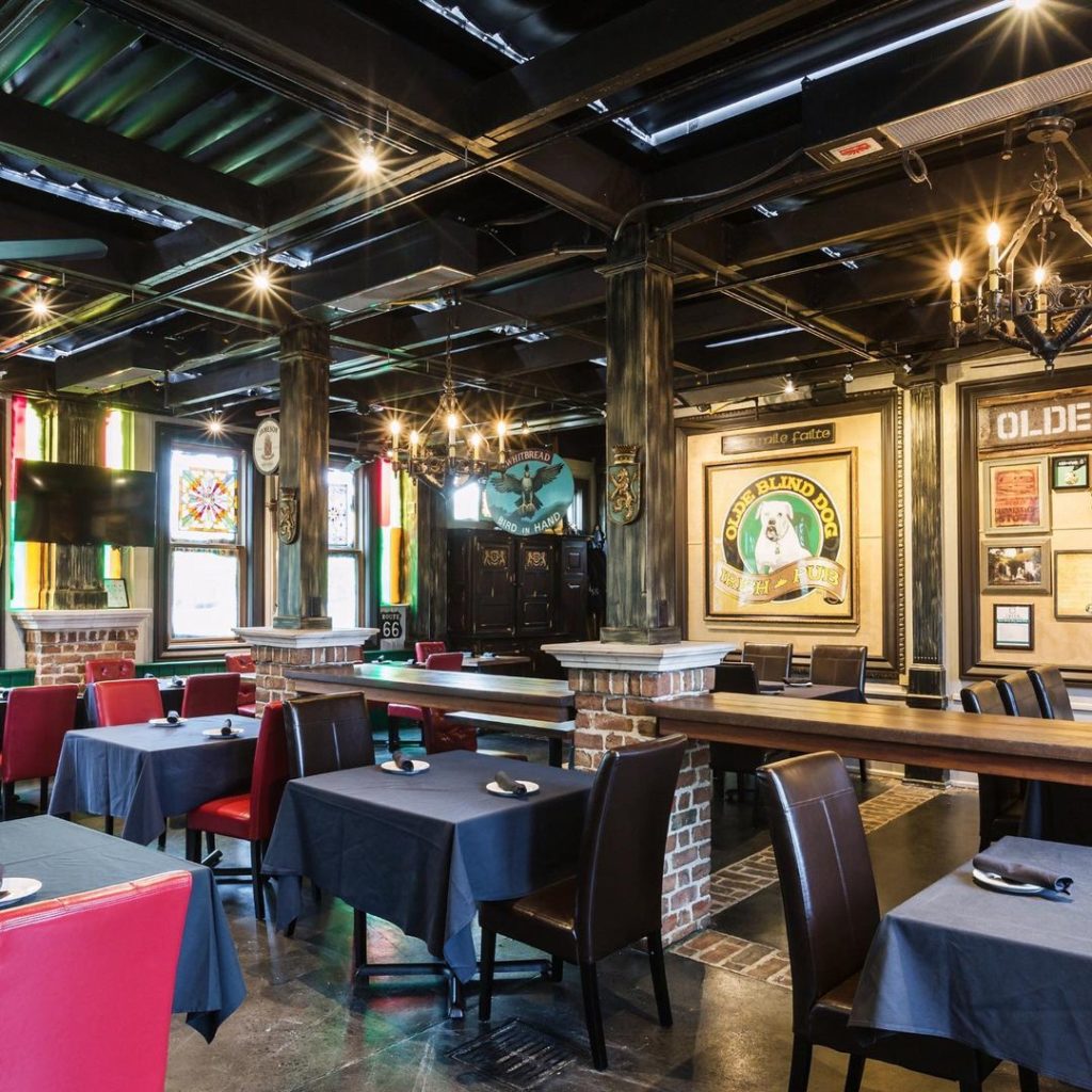 Inside the Olde Blind Dog Irish Pub