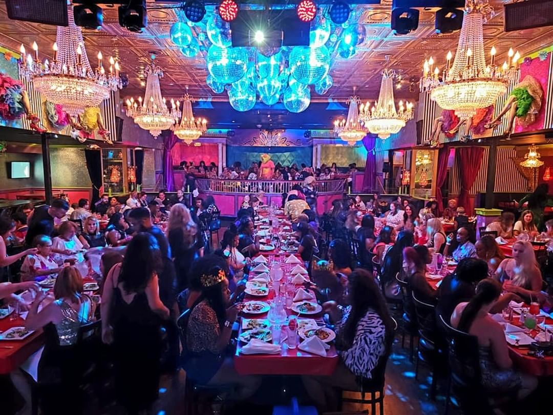 Drag show and dining at Lips in Atlanta