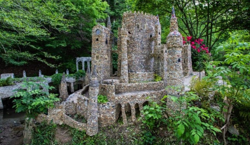 Explore This Magical Mini Village Made Entirely Out Of Rocks In Calhoun