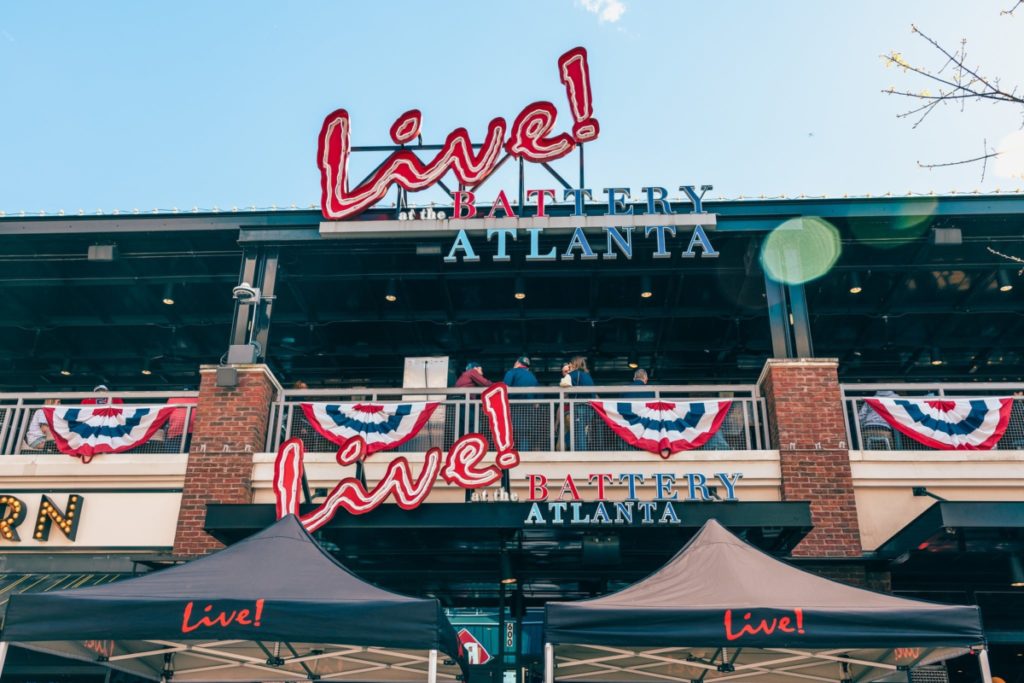 ¡en directo! en The Battery, en Atlanta.