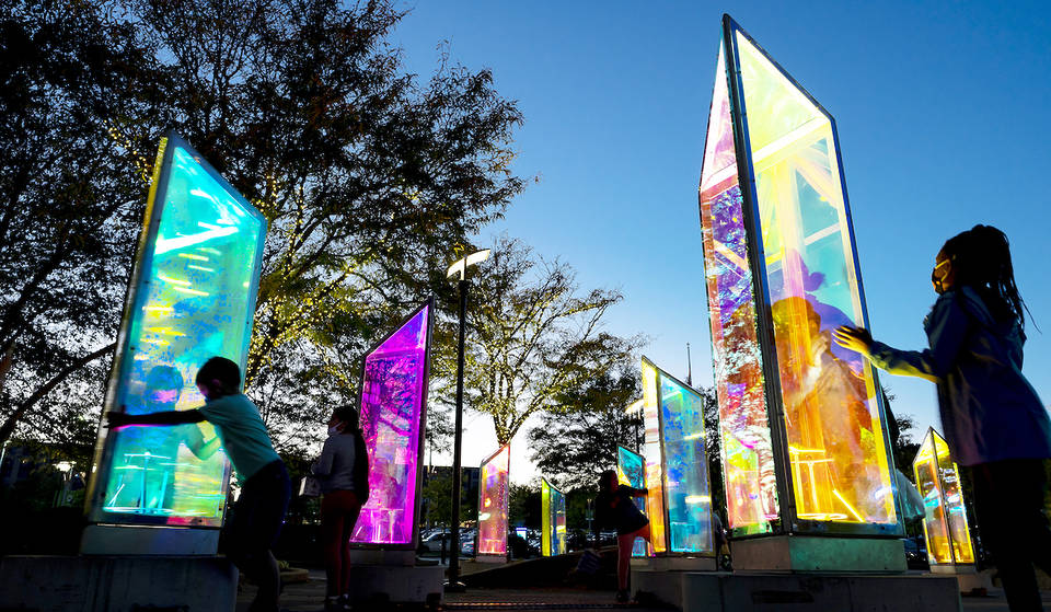 Step Into A World Of Color At This New Public Art Exhibit In Downtown ATL