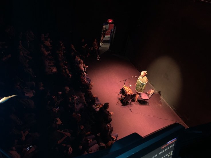 William Harjo at the 2023 First Voices Festival