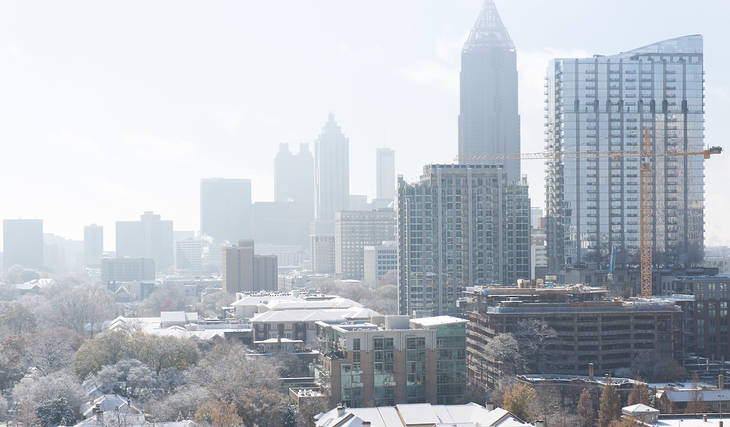 Se espera que una ola de frío glacial azote Atlanta esta noche, con temperaturas que «parecerán» de 11 grados mañana por la mañana. ¿Va a nevar?