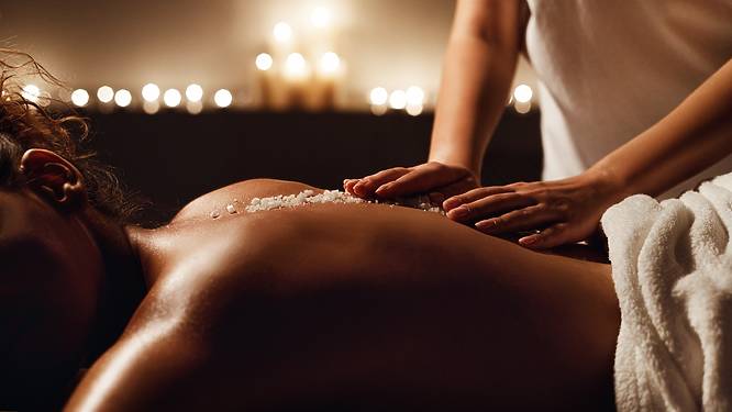 woman getting a massage
