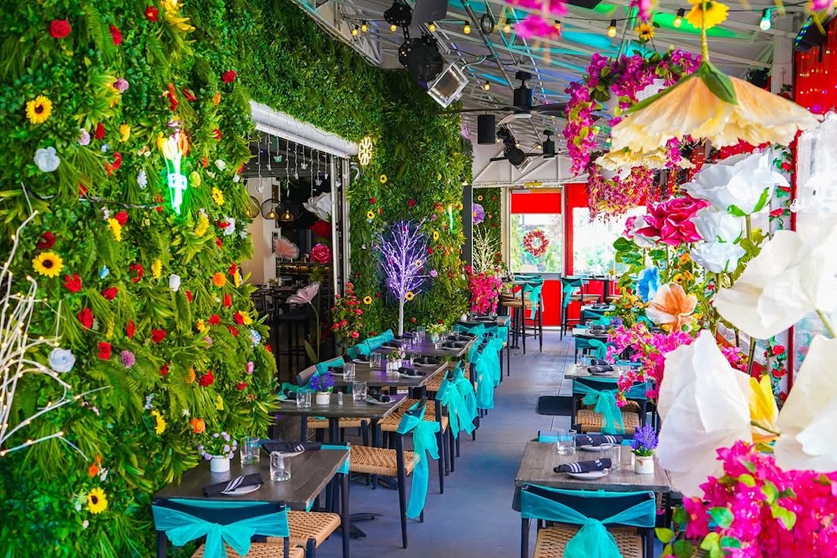 This Whimsical ATL Patio Transformed Into A Spring Secret Garden