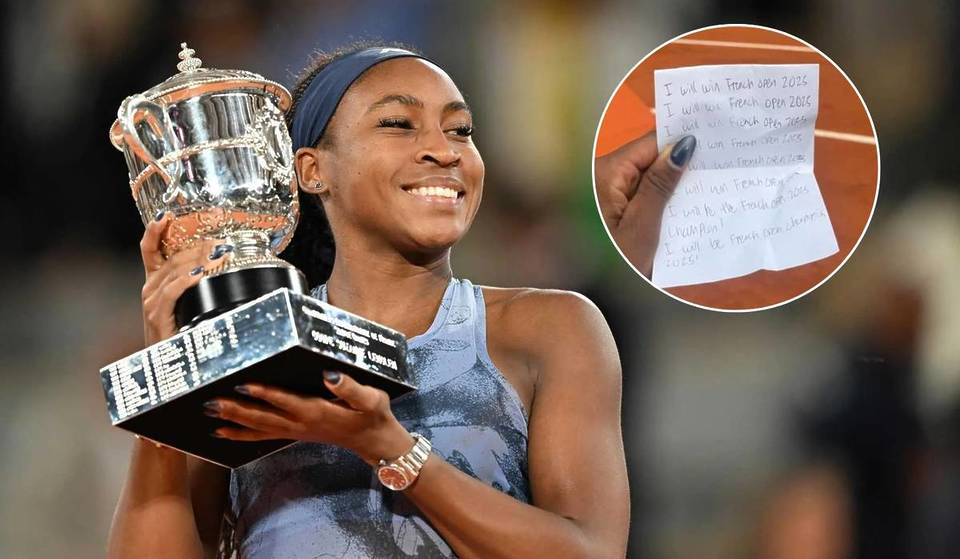 ¿El arma secreta de Coco Gauff? Una nota manuscrita de hace años