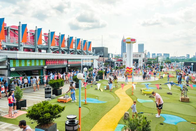 putt putt on the roof