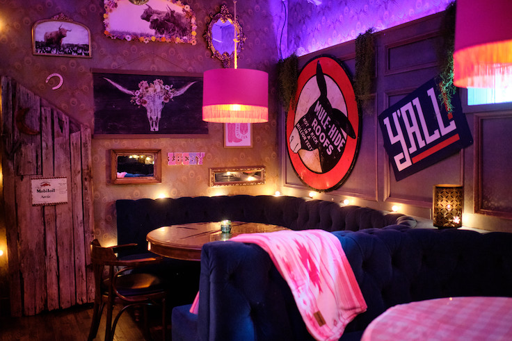 a western themed saloon