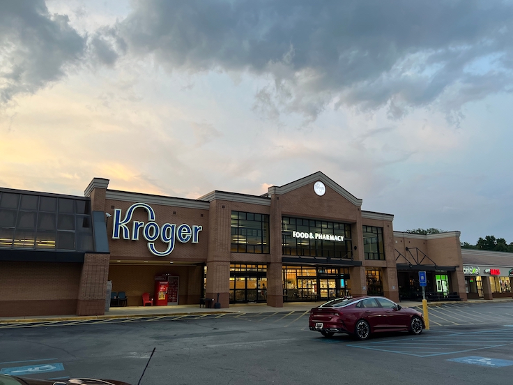lagrange,georgia,Usa - 07 22 2023: Kroger store for food and pharmacy.