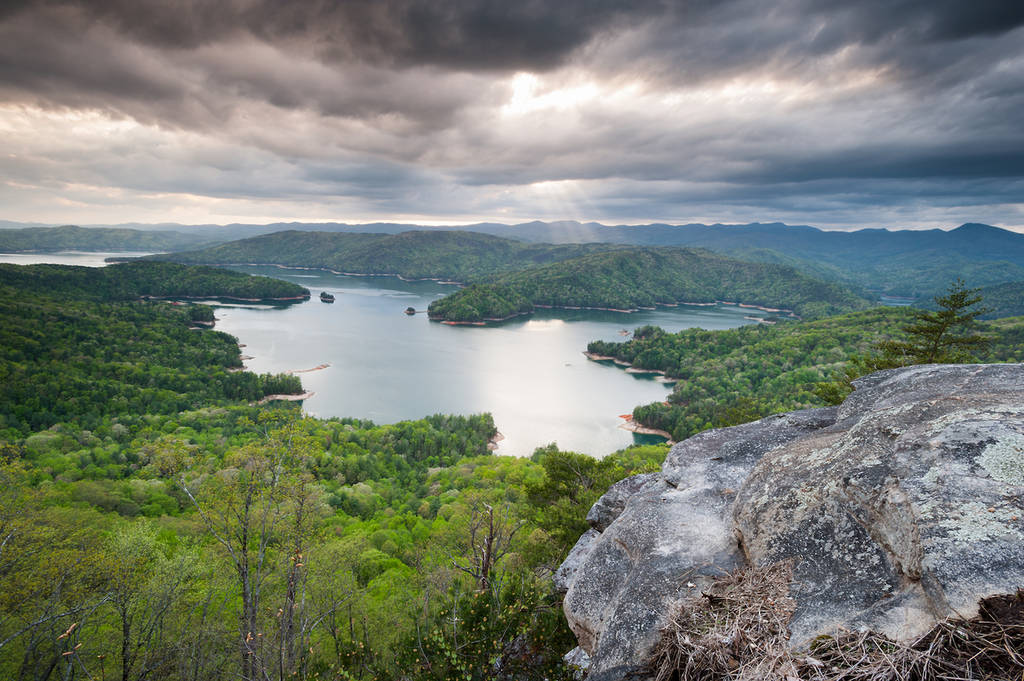 South Carolina Lake Jocassee Gorges Upstate Mountain Overlook Scenic