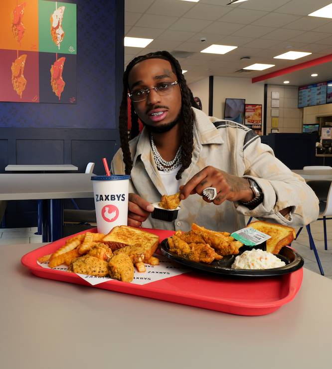 Quavo with new lemon pepper chicken wings
