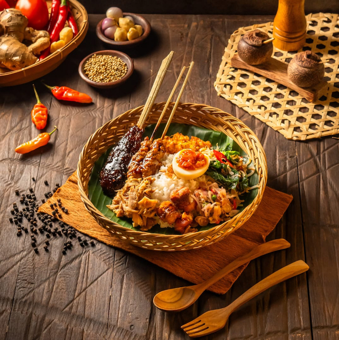 delicious Middle Eastern food dish