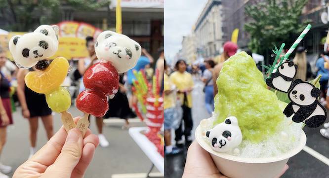 delicious panda-themed treats with fruity flavors