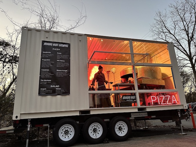 The Grove pizza truck