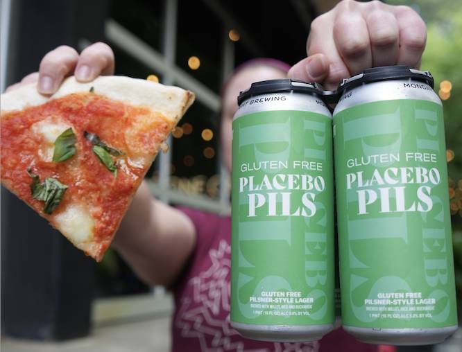 gluten free pizza and beer