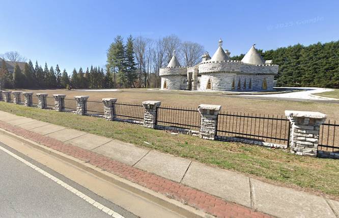 a castle in Georgia that you can see from the road