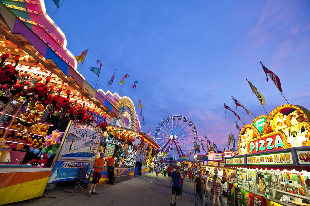 BROCKTON, USA - JULY 04: The traditional Brockton Fair in Massachusetts, USA which commemorates the Independence day, attracts thousands of locals and tourist from all over the state on July 4, 2012.