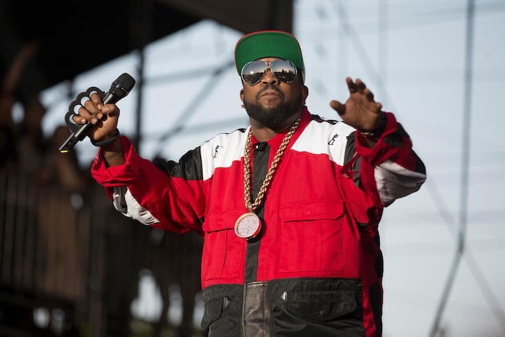 Napa, CAUSA: 5-31-14: Antwan André Patton aka Big Boi performs in OutKast at BottleRock Music Festival. The group has won six Grammy Awards sold over 25 million records.