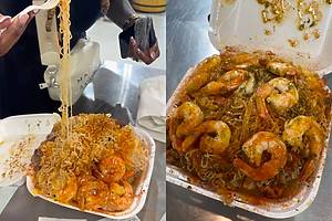 One Of Atlanta's Favorite Seafood Spots Is Hidden Away In An Exxon Gas