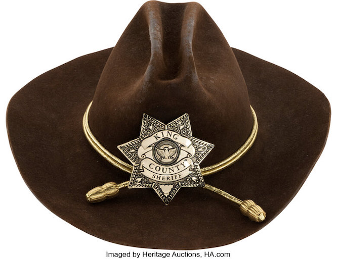 iconic sheriff hat