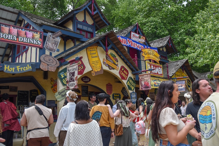 Fairburn, Georgia April 27th, 2024: 39th Annual Georgia Renaissance Festival - spectators
