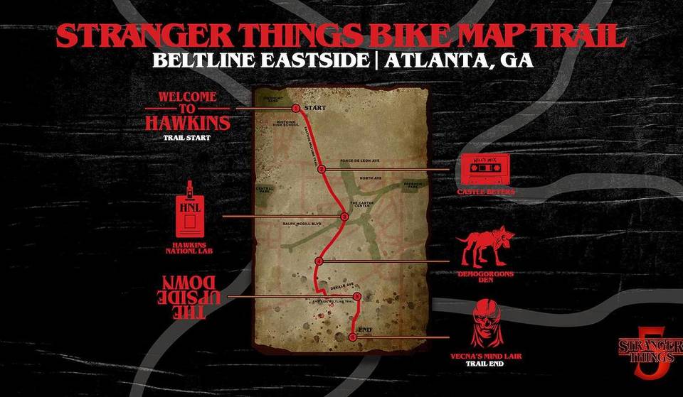 Stranger Things 5 Is Nearly Upon Us And You Can Go On A Self-Guided Bike Ride In Atlanta To Celebrate