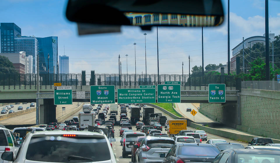 Atlanta No Longer Has A Traditional &#8216;Rush Hour&#8217; But There Is One Day Of The Week With The Worst Traffic