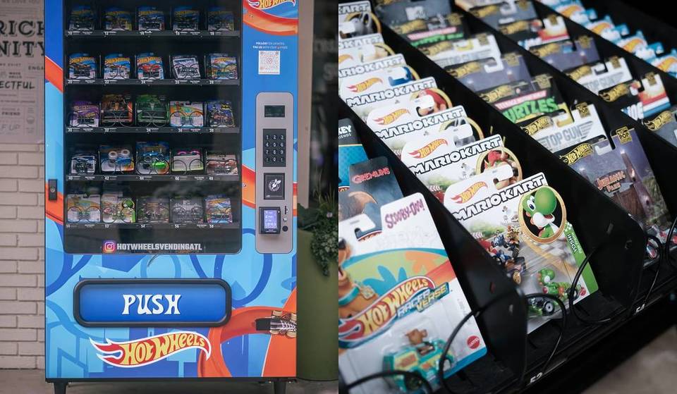 La primera máquina expendedora oficial de Hot Wheels de Atlanta está avivando la nostalgia – Esto es todo lo que necesitas saber