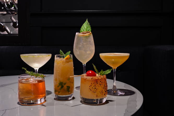 cócteles de lujo de The Americano