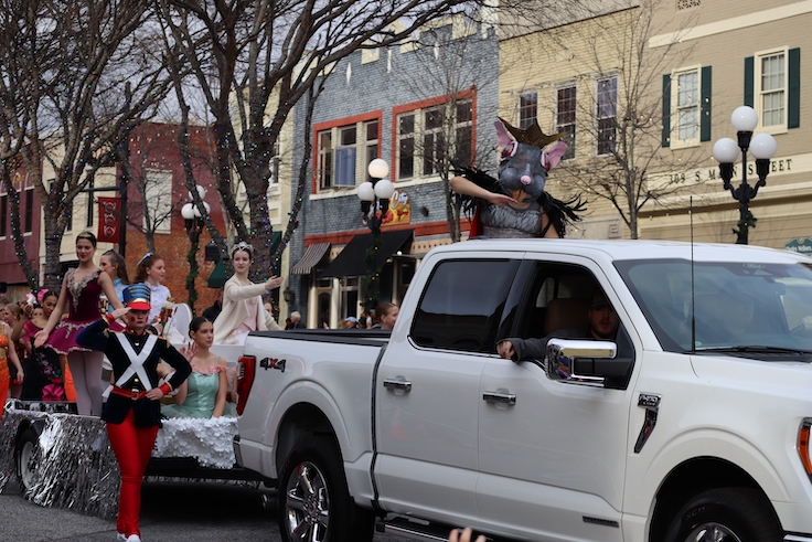 Christmas parade at Anderson South Carolina December 4th, 2022