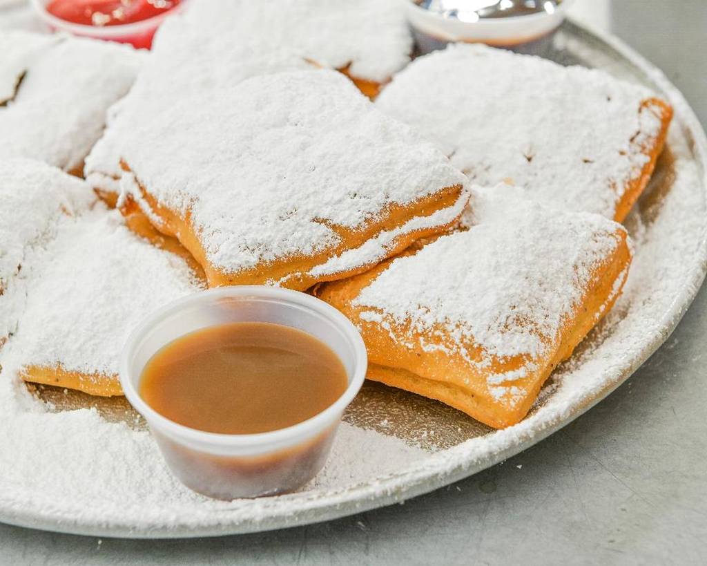 powder sugar covered beignets