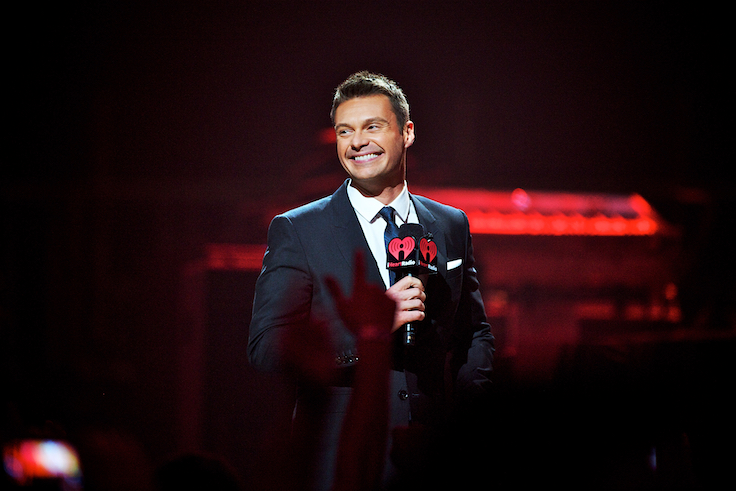 Las Vegas, NV, USA: September 23, 2011 - Ryan Seacrest appears at the inaugural iHeartRadio Music Festival at the MGM Grand Garden Arena.