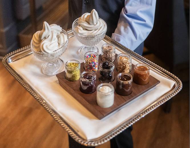 deconstructed ice cream board