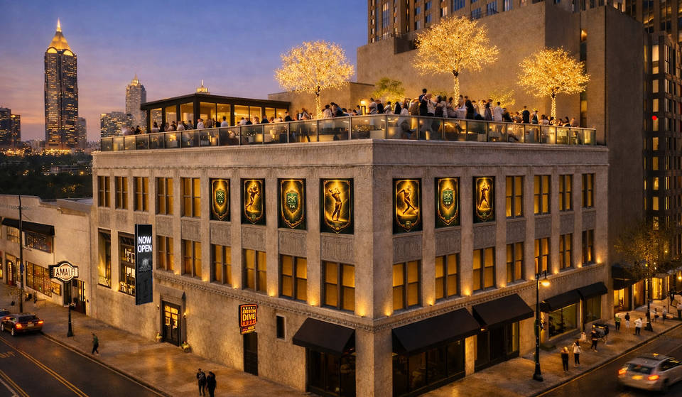 Este edificio histórico de la década de 1920 en el corazón del centro de Atlanta se está transformando en el lugar de entretenimiento más popular, con todo tipo de instalaciones, desde un gran salón de baile de 930 metros cuadrados hasta un clásico bar de copas.
