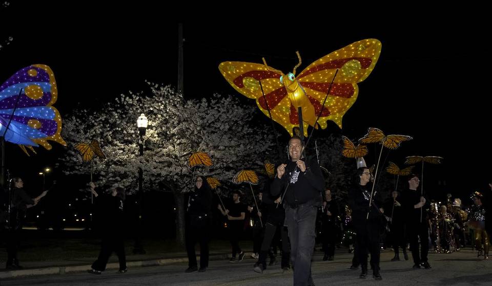This Glowing Butterfly Lantern Parade Will Illuminate The Airport District This March — Food &amp; Drink Vendors, An Artist Market, And Tons Of Fluttering Butterfly Fun