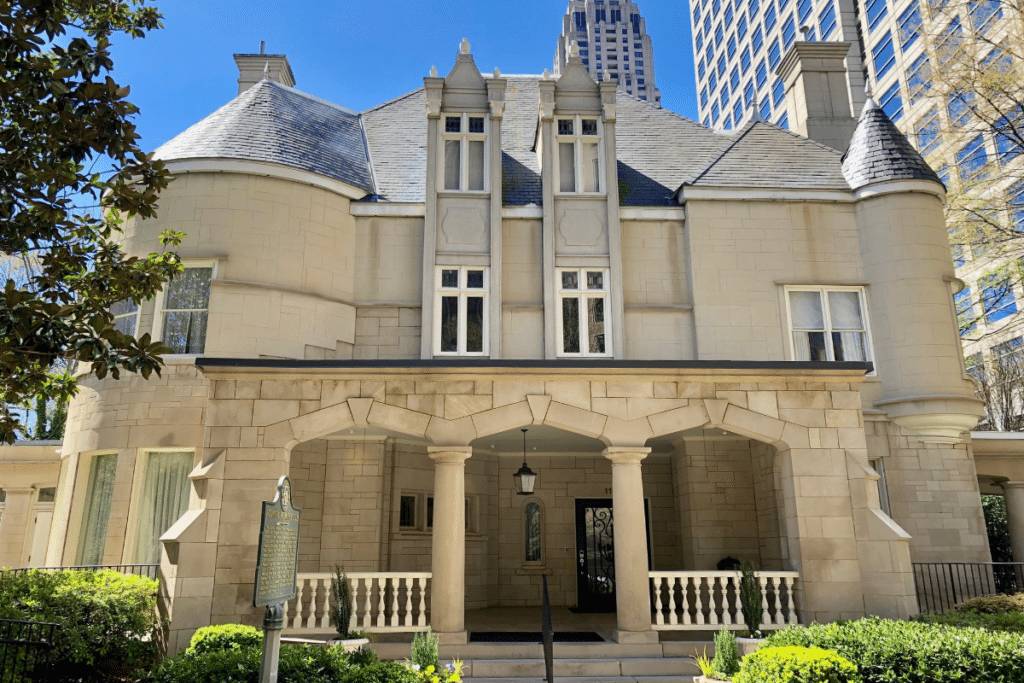 The outside of Wimbish House in Atlanta
