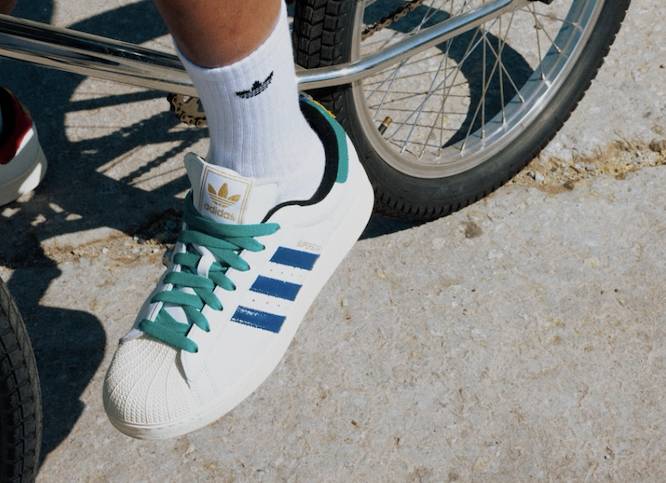 white sneaker